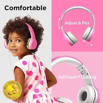 Słuchawki lilgadgets Connect+ różowe 