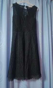 Koronkowa czarna sukienka Butik S 36 nowa 