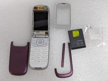 USZKODZONA Nokia RM-509 3710a-1 fioletowa części