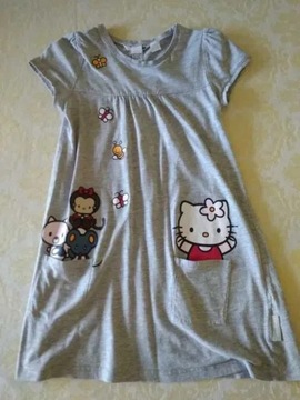 Sukienka Hello Kitty H&M 7 - 8 lat r. 122 / 128