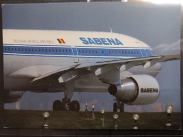 Pocztówka Sabena Airbus A-310 