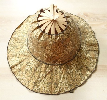 Oryginalny damski składany kapelusz z Tajlandii 