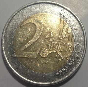 2 euro 2002 Niemcy  błędne tłoczenie