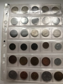 Zestaw monet niemieckich od 1876 r