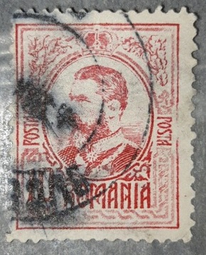 Znaczek Rumunia MC: 213. Kasowany. 1908 rok.