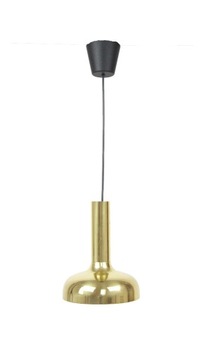 Złota lampa wisząca, lata 70 vintage design