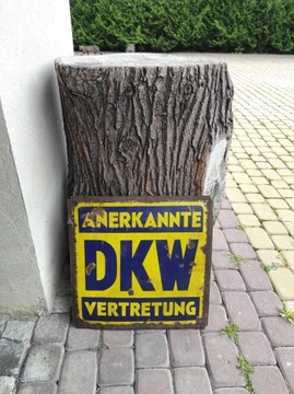 Stary szyld niemiecki anerkannte DKW