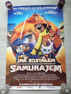 Plakat kinowy z filmu bajki Jak zostałem samurajem