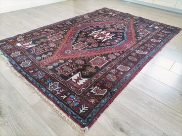 Irański ręcznie tk wełniany dywan Hamadan 130x195