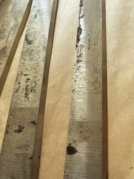 Noże do heblatki strugarki 4 DNA 61x25 naostrzone