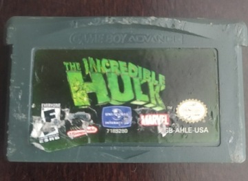 Incredible Hulk Nintendo Game Boy Advance