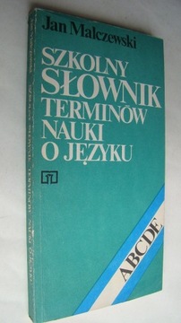 Szkolny słownik terminów nauki o języku