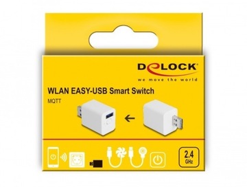 Delock Inteligentny przełącznik EASY-USB WLAN MQTT