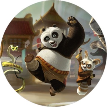 OPŁATEK NA TORT MIŚ KUNG-FU PANDA POSTAĆ BAJKA