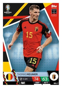 Topps EURO 2024 BEL 7 Thomas Meunier