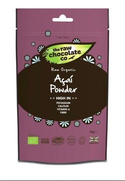 Jagody acai Organic bio Raw vegan proszek 80g