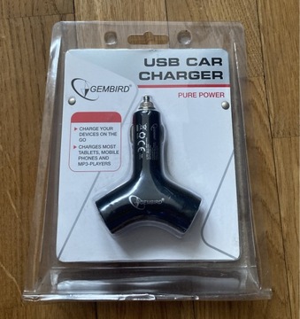 Nowe USB car charger Gembird