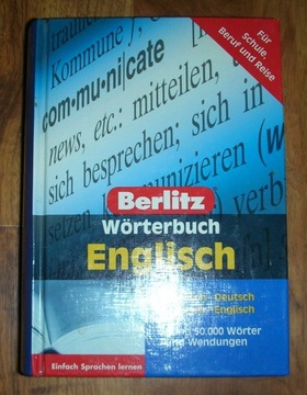 Duży słownik angielsko niemiecki BERLITZ