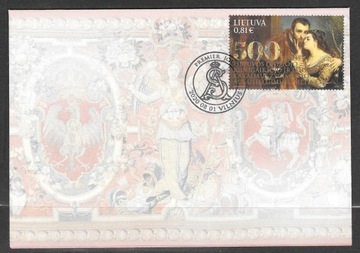 5069,Wydanie wspolne,Litwa,FDC,Zygmunt II August