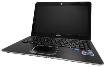 Laptop do nauki MSI 4GB 500GB 14" mały zgrabny