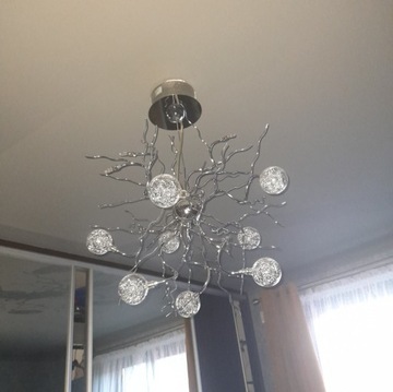 Lampa wisząca chrom