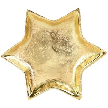 Ozdobny talerz w kształcie gwiazdy