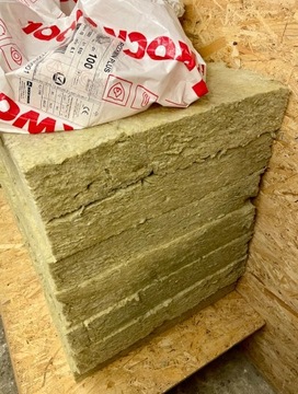 Wełna Rockwool Rockmin 100x60x10 cm mineralna 