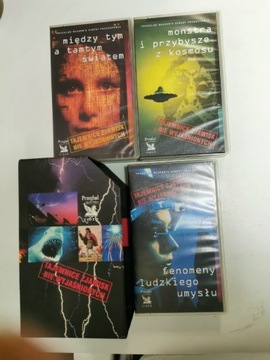 3 Kasety VHS Tajemnice Zjawisk Nie Wyjaśnionych