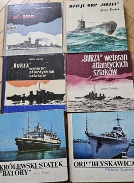 Biblioteka Morza ORP Burza, Orzeł, Błyskawica,