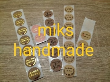 Naklejki handmade - mix 50szt