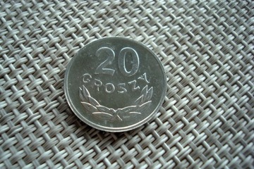 POLSKA  20 groszy 1985 r. - MENNICZA - 2