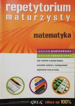 Repetytorium maturzysty matematyka; GREG; R. Całka