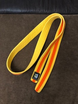 Pas judo żółto-pomarańczowy Matsuru 220 cm