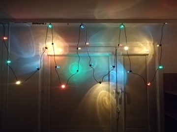 Lampki, światełka, girlanda Ikea, 24 małe żarówki