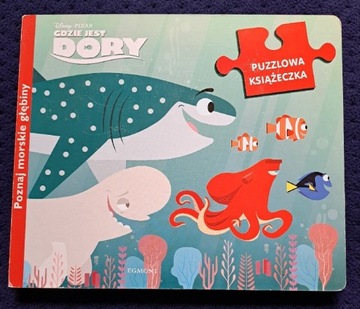 Gdzie jest Dory, książka z puzzlami 