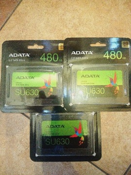 3 sztuki Adata su630 ultimate 480 gb