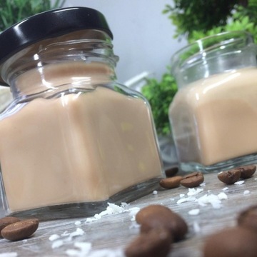 Świeczka sojowa HOME-MADE kokos kawa
