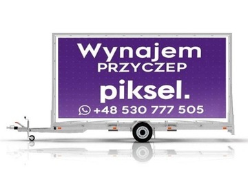 Reklama mobilna Przyczepa reklamowa Baner Wynajem