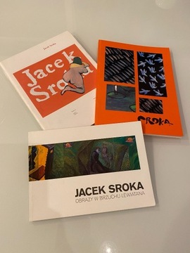 Jacek Sroka autograf karykatura 3 albumy