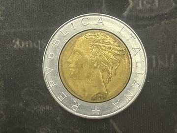 Włochy 500 lire lirów 1984 Italia