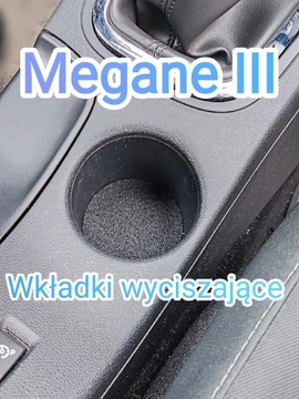 Wkładki wyciszające zestaw Renault Megane III