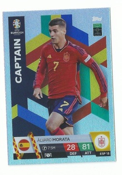 Match Attax EURO 2024 MORATA ESP18