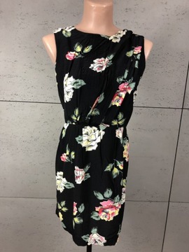 Topshop roz. 38 piękna sukienka z wiskozy w kwiaty