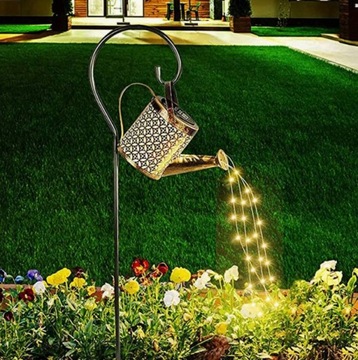 Konewka solarna Lampa LED Duża do ogrodu Prezent