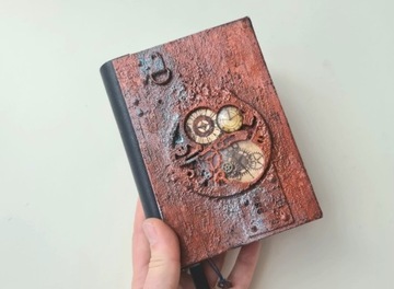 Steampunkowy notatnik 