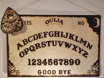 Tablica Ouija drewniana wypalana duża 60cm x 40cm