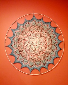 Mandala handmade na szydełku 