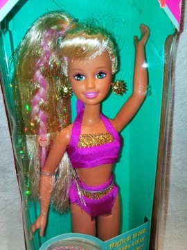 1996 Splash N Color SKIPPER Lalka Barbie
