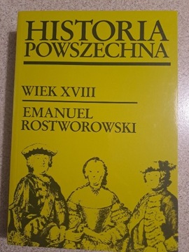 Historia Powszechna wiek XVIII Rostworowski