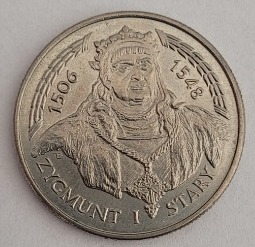Polska, 20 000 złotych, 1994 rok, Władcy Polski – Zygmunt I Stary